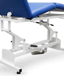 Alternative view of Three-Sections Hydraulic Treatment Table with Paper Roll Holder