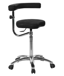Chromed plated Base Multifunction Armrest Swivel Stool