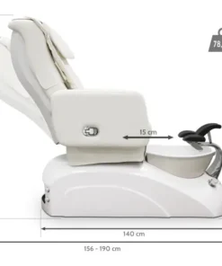 Alternative view of Spa Pedicure Chair with Armrests
