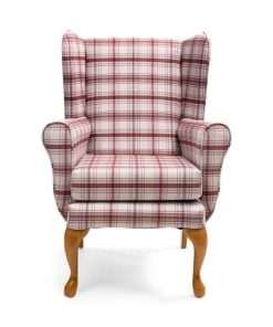 FSC 010 RD Balmoral Fireside Chair Red