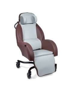 INTEGRA M Shell Chair Brown and Grey