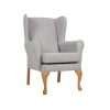 Stone Queen Anne Fireside Chair FSC 009 STO