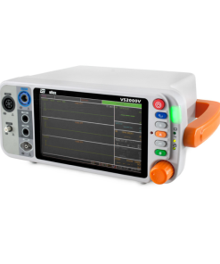 Veterinary vital signs monitor with CO 2 capnography